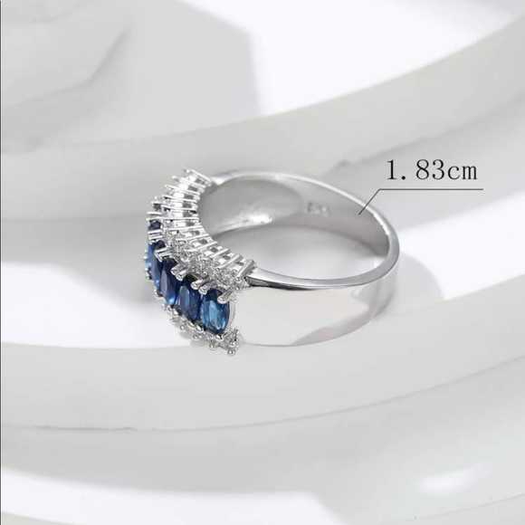 Sterling Silver Cubic Zirconia Ring - Picture 3 of 8